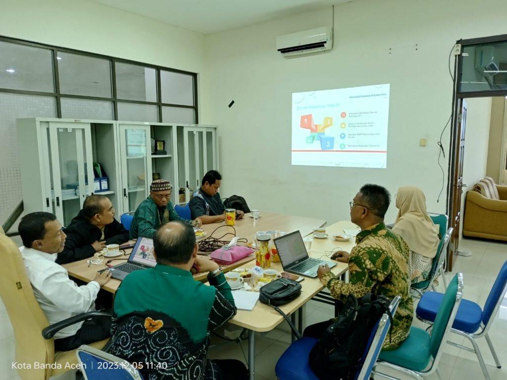 Pelatihan SPMI Ke UIN Ar-Raniry Banda Aceh Untuk Peningkatan Penjaminan Mutu UIN Syahada Padangsidimpuan