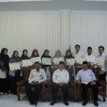 Rektor UIN Syahada Padangsidimpuan Serahkan Sertifikat Pendidik Kepada 10 Orang Dosen Yang Lulus Serdos di Tahun 2023