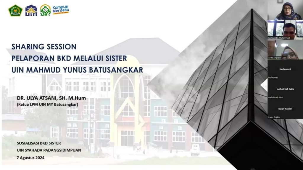 LPM UIN Syahada Adakan Sosialisasi Penggunaan Aplikasi SISTER
