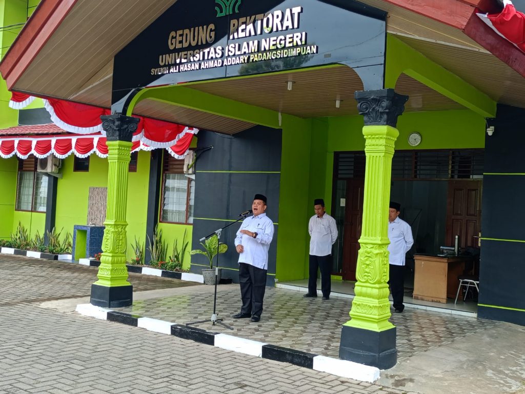 Amanat Inspiratif Ketua LPM UIN Syahada pada Apel Pagi